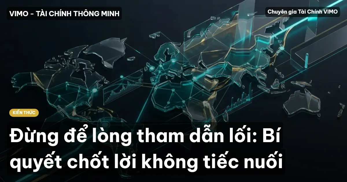 Đừng để lòng tham dẫn lối: Bí quyết chốt lời không tiếc nuối