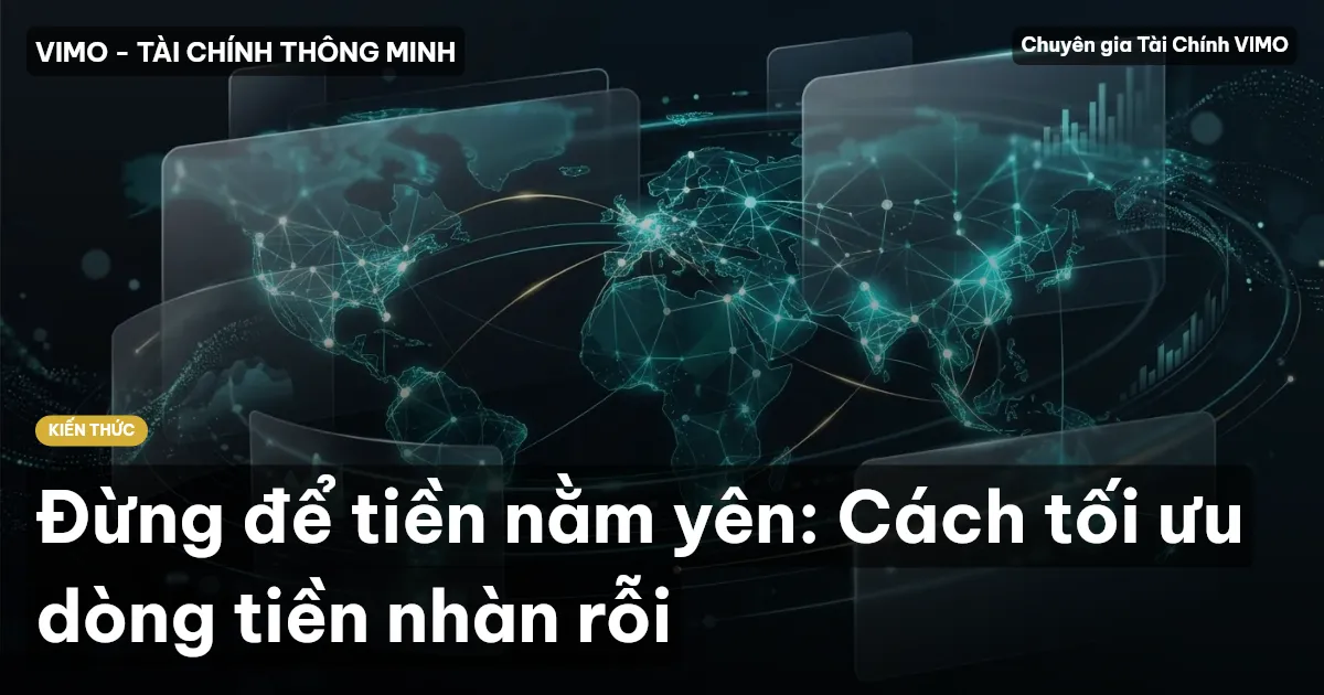 Đừng để tiền nằm yên: Cách tối ưu dòng tiền nhàn rỗi