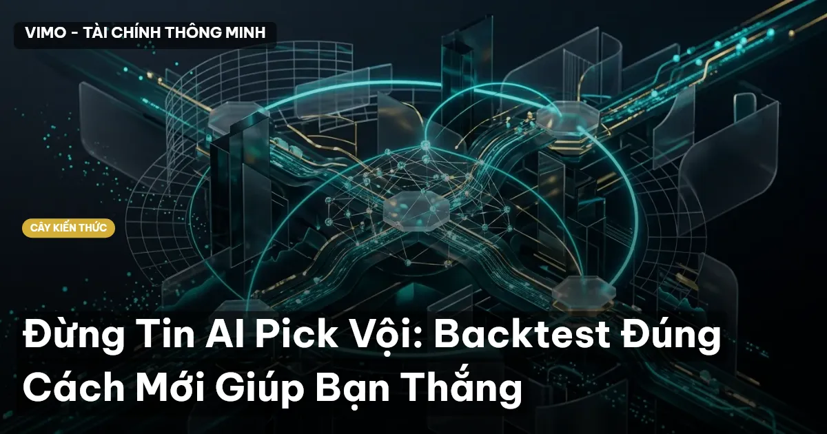 Đừng Tin AI Pick Vội: Backtest Đúng Cách Mới Giúp Bạn Thắng