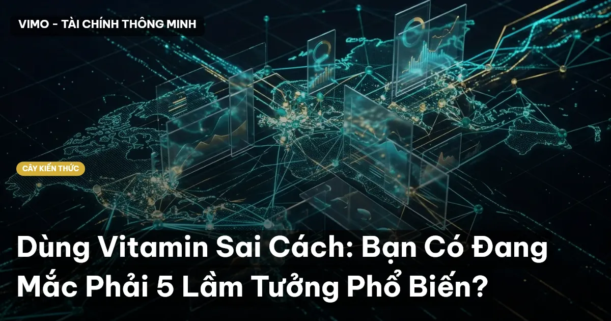 Dùng Vitamin Sai Cách: Bạn Có Đang Mắc Phải 5 Lầm Tưởng Phổ Biến?