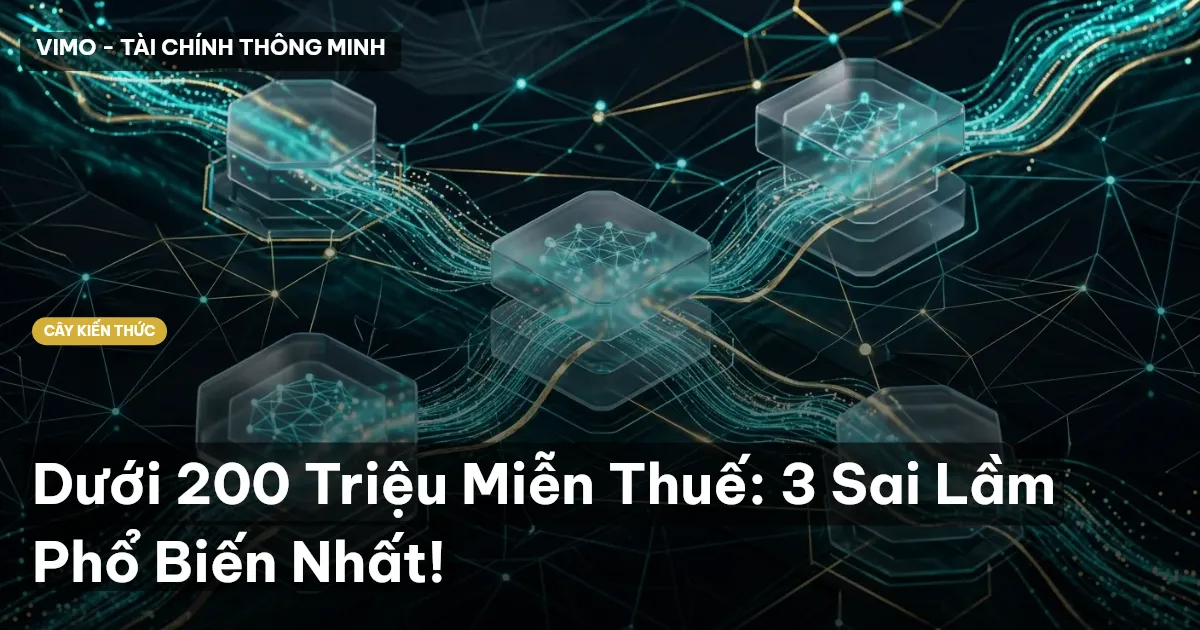 Dưới 200 Triệu Miễn Thuế: 3 Sai Lầm Phổ Biến Nhất!