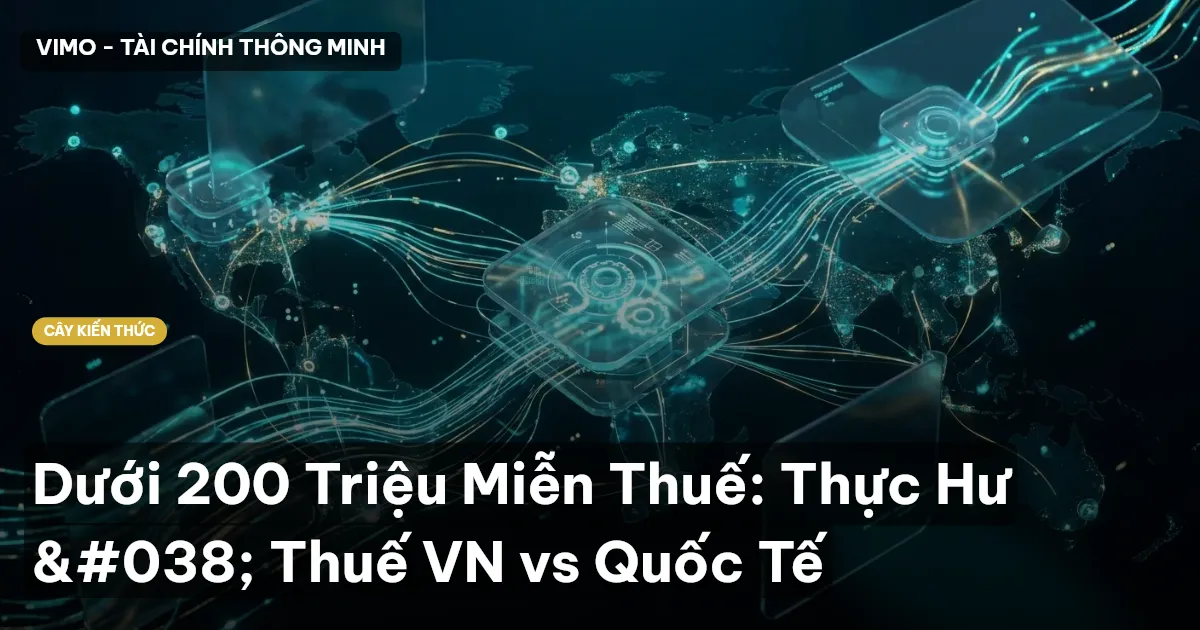 Dưới 200 Triệu Miễn Thuế: Thực Hư & Thuế VN vs Quốc Tế