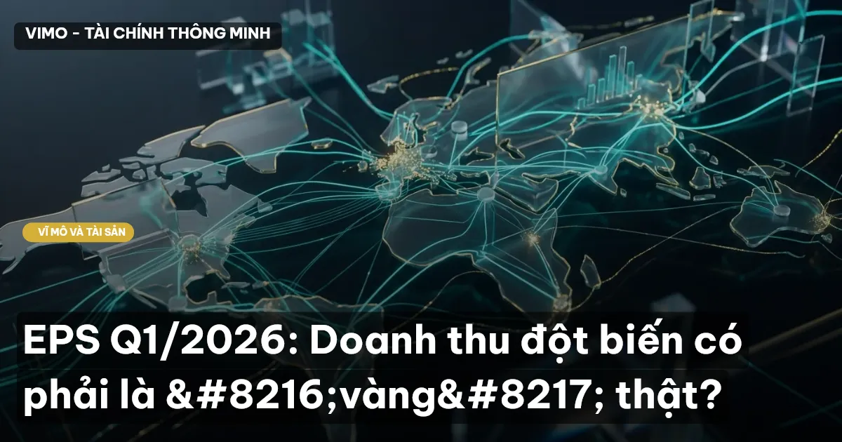 EPS Q1/2026: Doanh thu đột biến có phải là 'vàng' thật?
