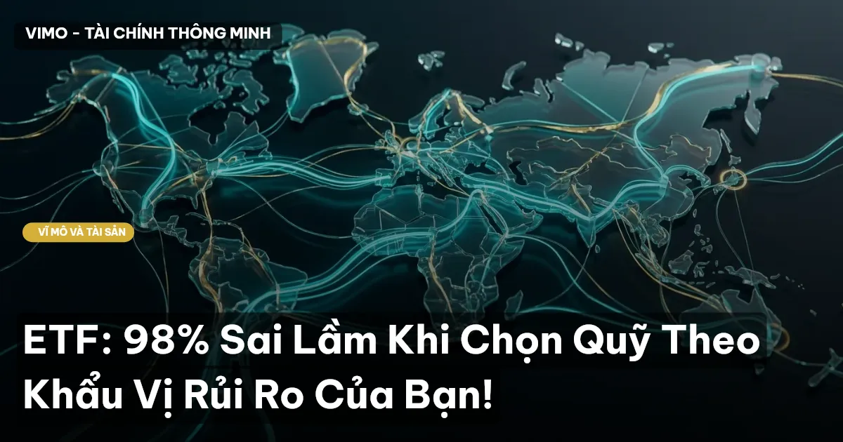 ETF: 98% Sai Lầm Khi Chọn Quỹ Theo Khẩu Vị Rủi Ro Của Bạn!