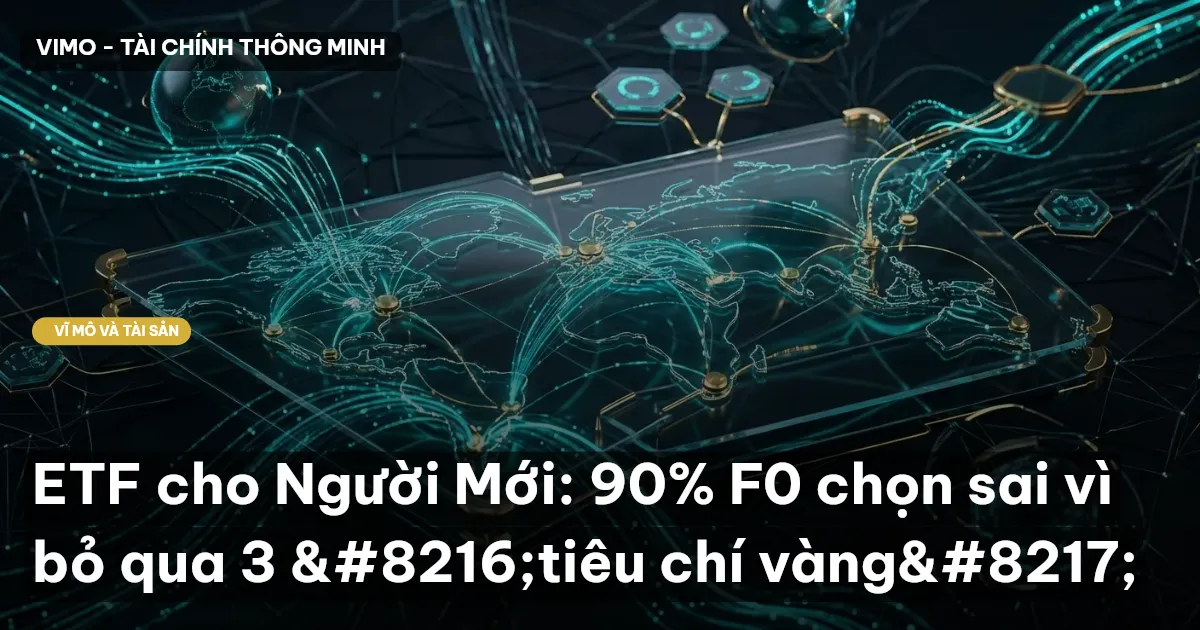 ETF cho Người Mới: 90% F0 chọn sai vì bỏ qua 3 ‘tiêu chí vàng’