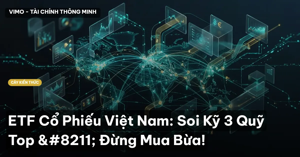 ETF Cổ Phiếu Việt Nam: Soi Kỹ 3 Quỹ Top – Đừng Mua Bừa!