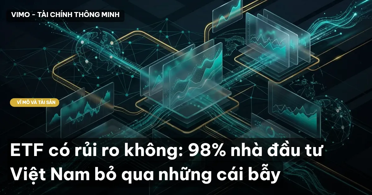 ETF có rủi ro không: 98% nhà đầu tư Việt Nam bỏ qua những cái bẫy
