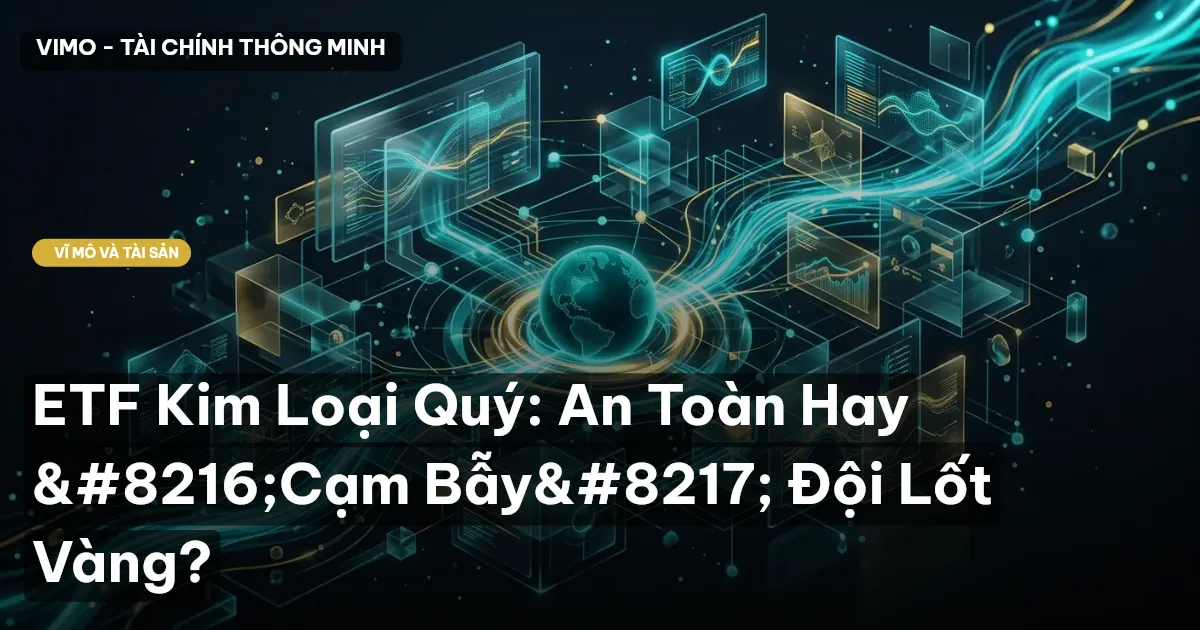 ETF Kim Loại Quý: An Toàn Hay ‘Cạm Bẫy’ Đội Lốt Vàng?