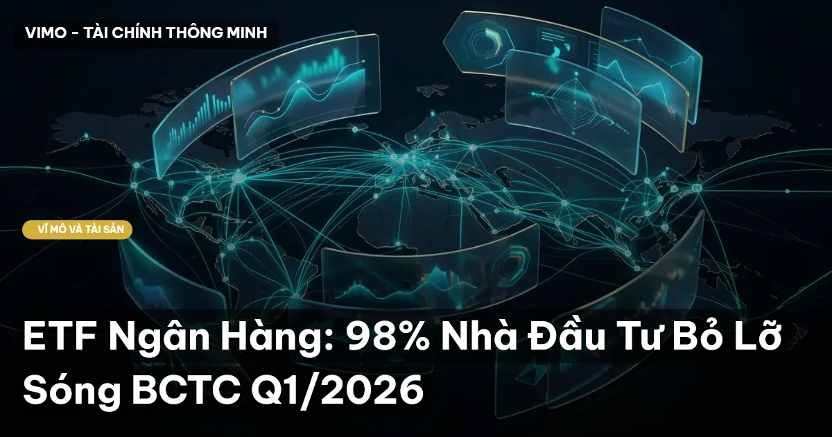 ETF Ngân Hàng: 98% Nhà Đầu Tư Bỏ Lỡ Sóng BCTC Q1/2026