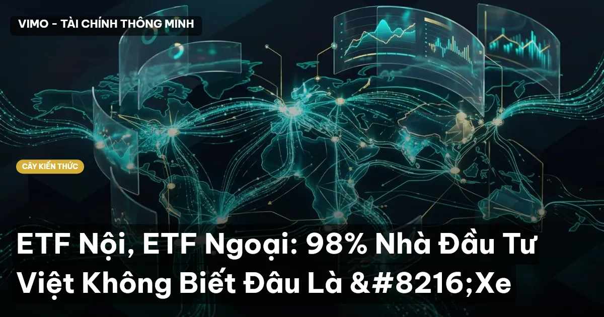 ETF Nội, ETF Ngoại: 98% Nhà Đầu Tư Việt Không Biết Đâu Là ‘Xe