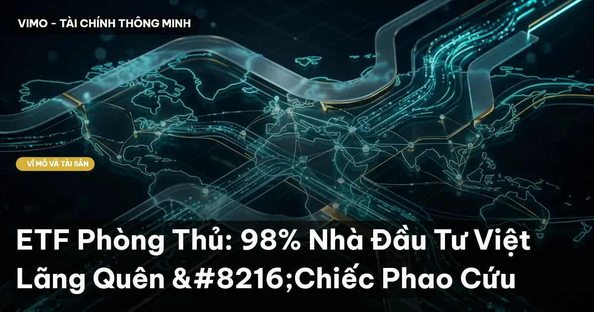 ETF Phòng Thủ: 98% Nhà Đầu Tư Việt Lãng Quên ‘Chiếc Phao Cứu