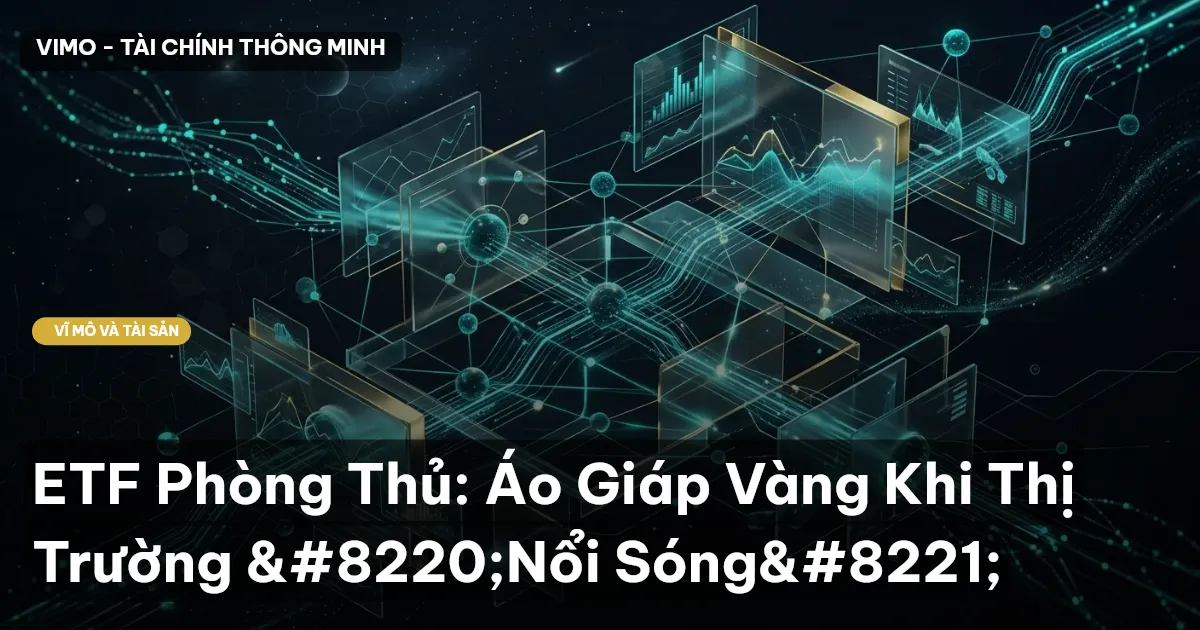 ETF Phòng Thủ: Áo Giáp Vàng Khi Thị Trường “Nổi Sóng”