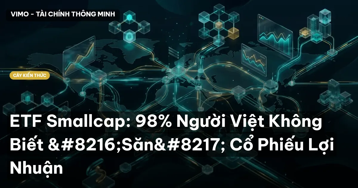 ETF Smallcap: 98% Người Việt Không Biết ‘Săn’ Cổ Phiếu Lợi Nhuận