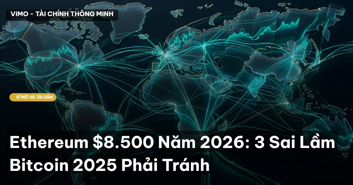 Ethereum $8.500 Năm 2026: 3 Sai Lầm Bitcoin 2025 Phải Tránh