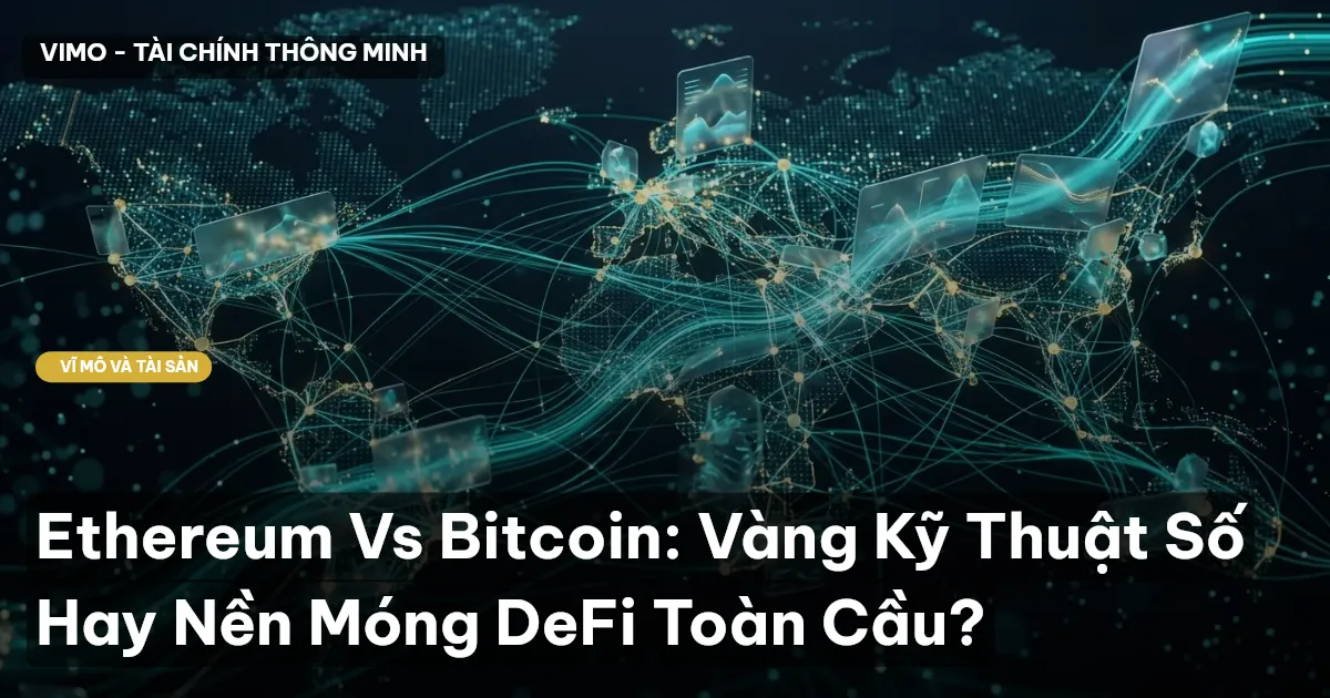 Ethereum Vs Bitcoin: Vàng Kỹ Thuật Số Hay Nền Móng DeFi Toàn Cầu?