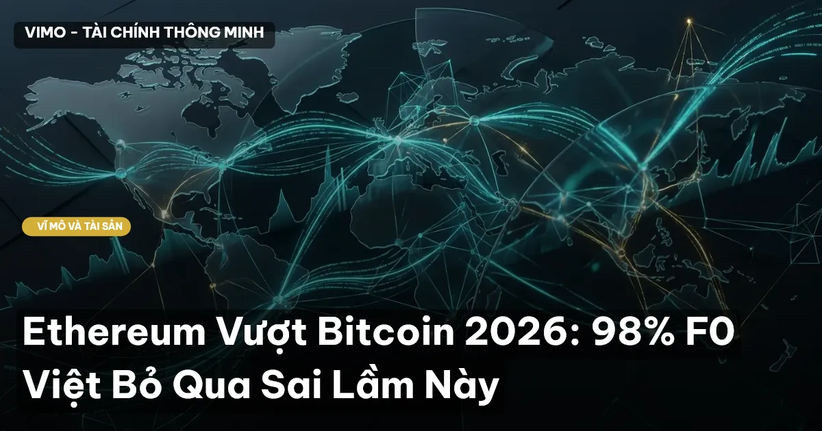 Ethereum Vượt Bitcoin 2026: 98% F0 Việt Bỏ Qua Sai Lầm Này