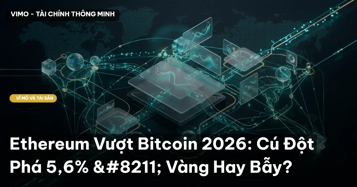 Ethereum Vượt Bitcoin 2026: Cú Đột Phá 5,6% – Vàng Hay Bẫy?