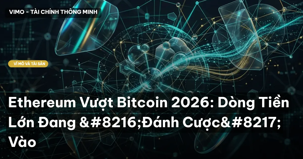 Ethereum Vượt Bitcoin 2026: Dòng Tiền Lớn Đang ‘Đánh Cược’ Vào