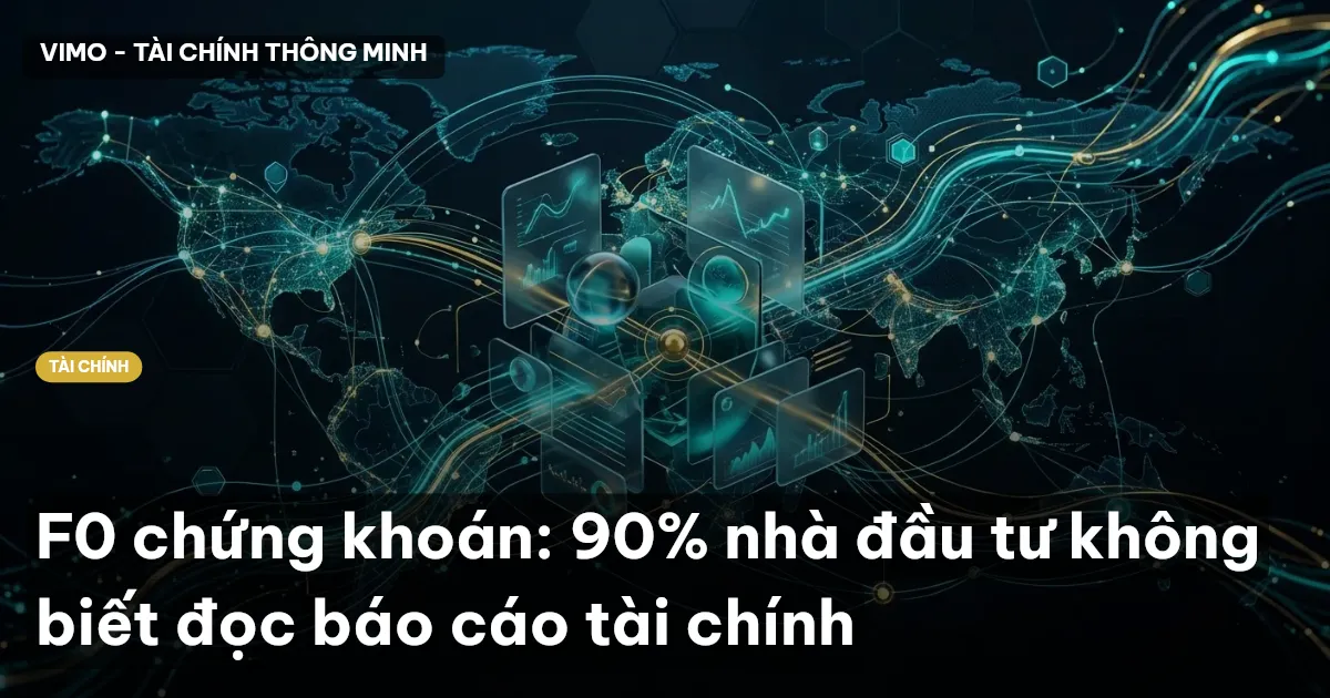 F0 chứng khoán: 90% nhà đầu tư không biết đọc báo cáo tài chính