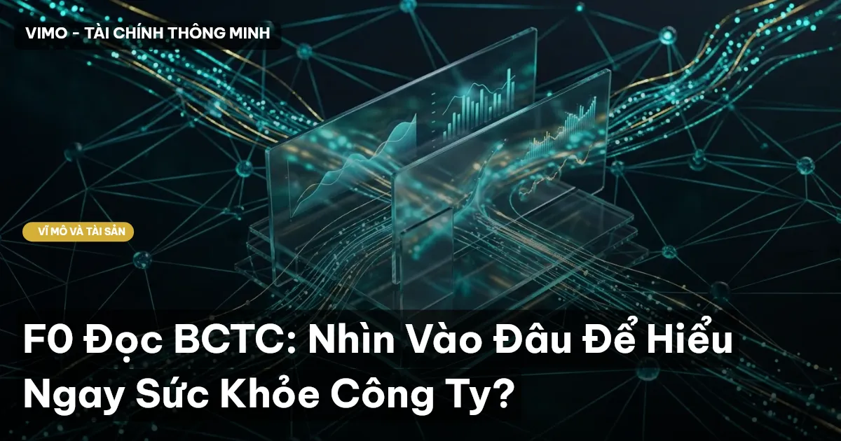 F0 Đọc BCTC: Nhìn Vào Đâu Để Hiểu Ngay Sức Khỏe Công Ty?