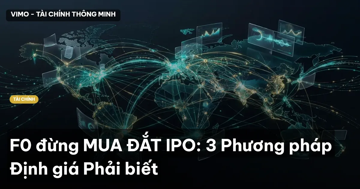 F0 đừng MUA ĐẮT IPO: 3 Phương pháp Định giá Phải biết