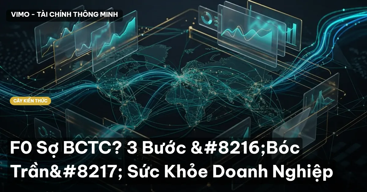 F0 Sợ BCTC? 3 Bước ‘Bóc Trần’ Sức Khỏe Doanh Nghiệp