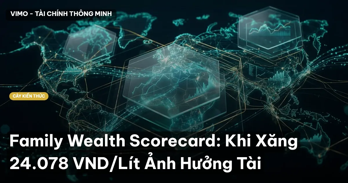 Family Wealth Scorecard: Khi Xăng 24.078 VND/Lít Ảnh Hưởng Tài