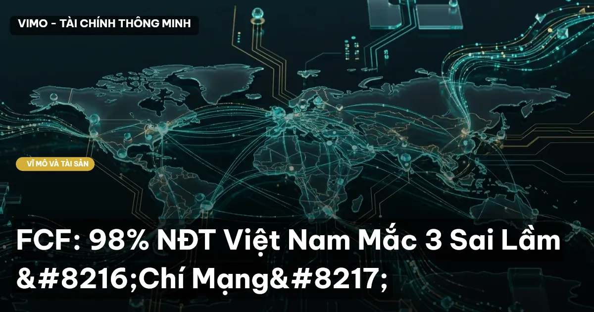 FCF: 98% NĐT Việt Nam Mắc 3 Sai Lầm ‘Chí Mạng’