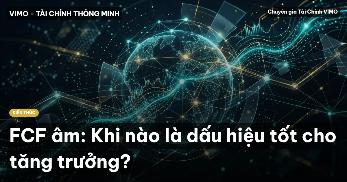 FCF âm: Khi nào là dấu hiệu tốt cho tăng trưởng?