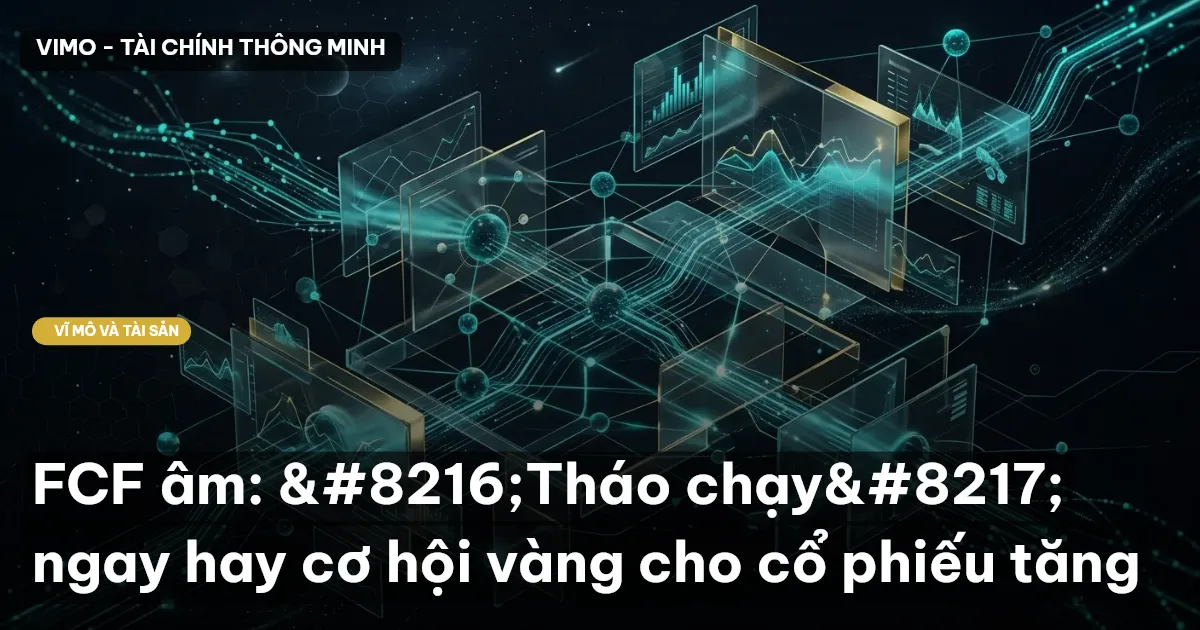 FCF âm: 'Tháo chạy' ngay hay cơ hội vàng cho cổ phiếu tăng