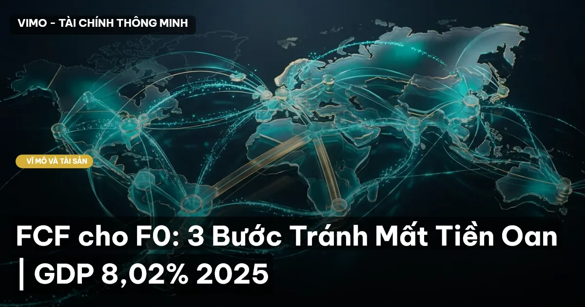 FCF cho F0: 3 Bước Tránh Mất Tiền Oan | GDP 8,02% 2025