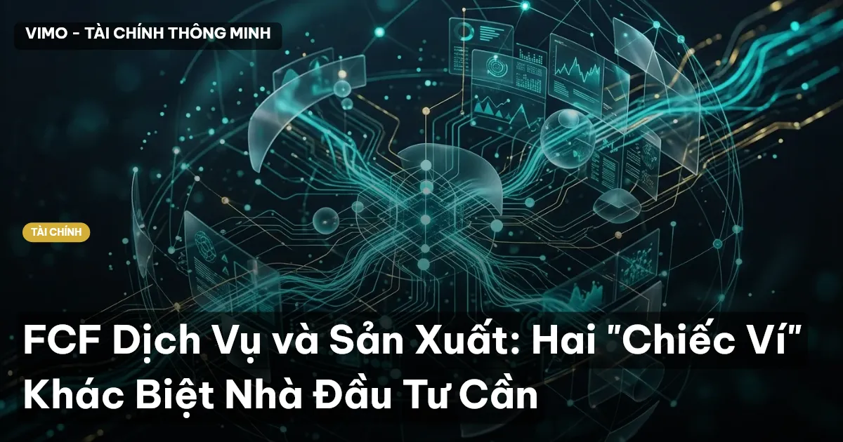 FCF Dịch Vụ và Sản Xuất: Hai "Chiếc Ví" Khác Biệt Nhà Đầu Tư Cần