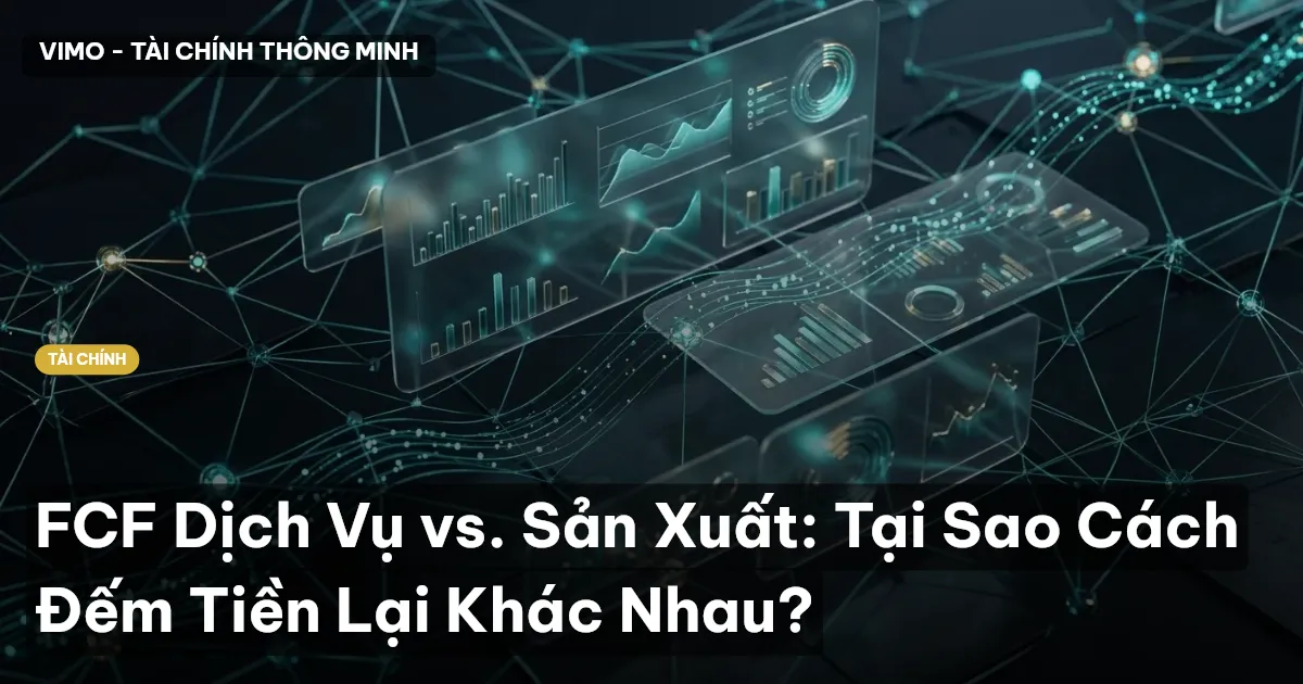 FCF Dịch Vụ vs. Sản Xuất: Tại Sao Cách Đếm Tiền Lại Khác Nhau?