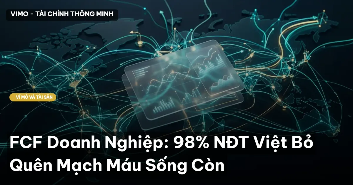 FCF Doanh Nghiệp: 98% NĐT Việt Bỏ Quên Mạch Máu Sống Còn