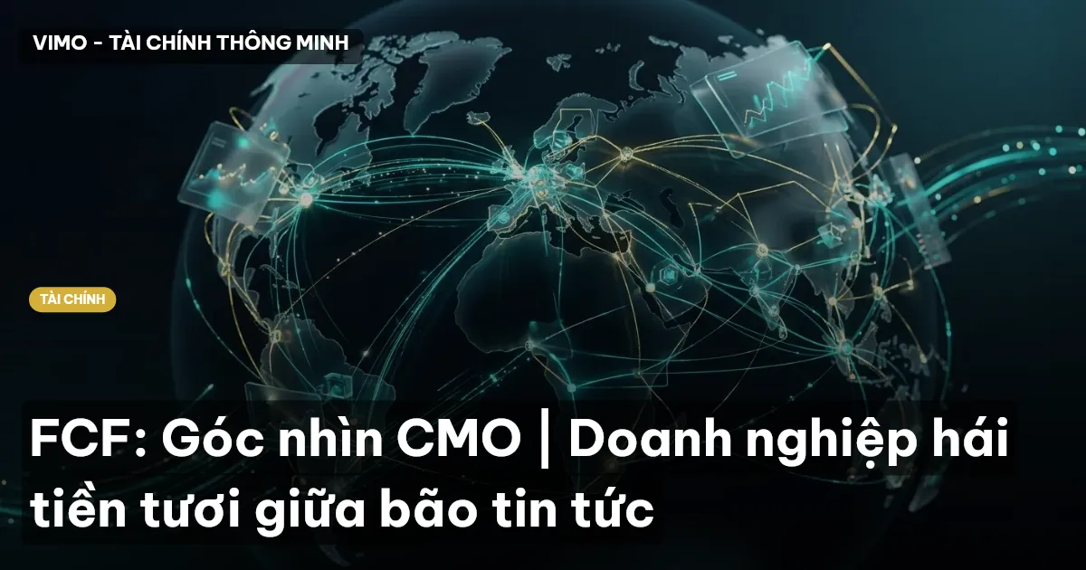 FCF: Góc nhìn CMO | Doanh nghiệp hái tiền tươi giữa bão tin tức