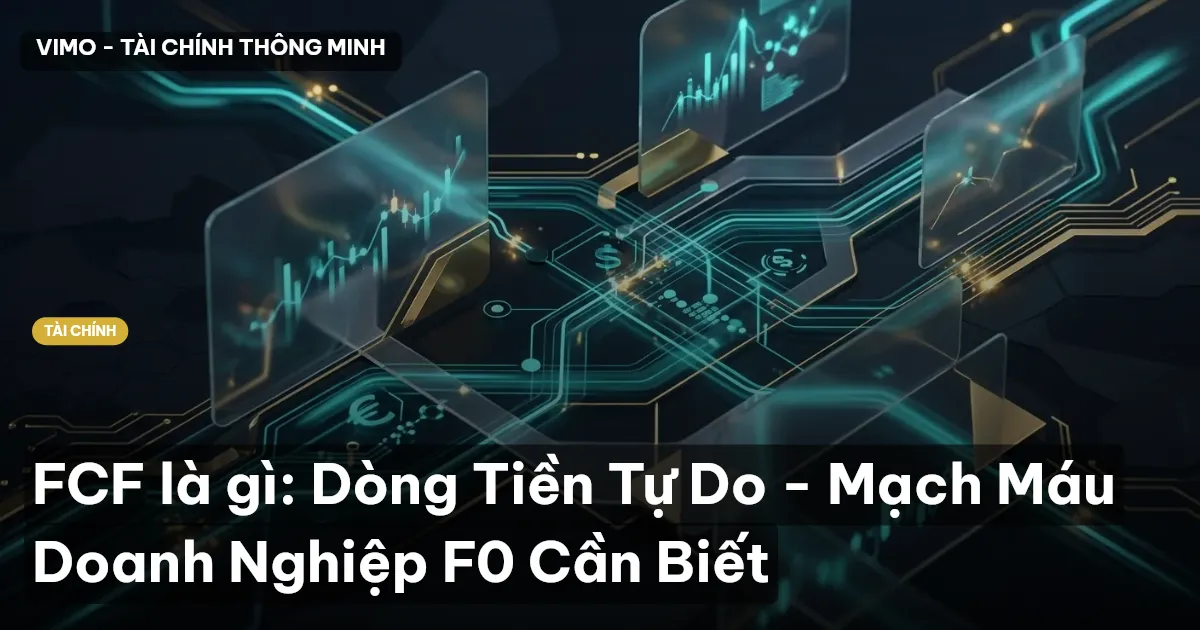 FCF là gì: Dòng Tiền Tự Do - Mạch Máu Doanh Nghiệp F0 Cần Biết