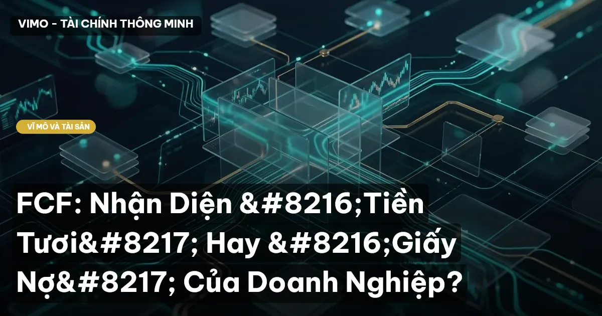 FCF: Nhận Diện 'Tiền Tươi' Hay 'Giấy Nợ' Của Doanh Nghiệp?