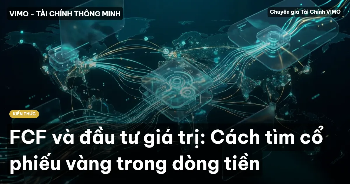 FCF và đầu tư giá trị: Cách tìm cổ phiếu vàng trong dòng tiền