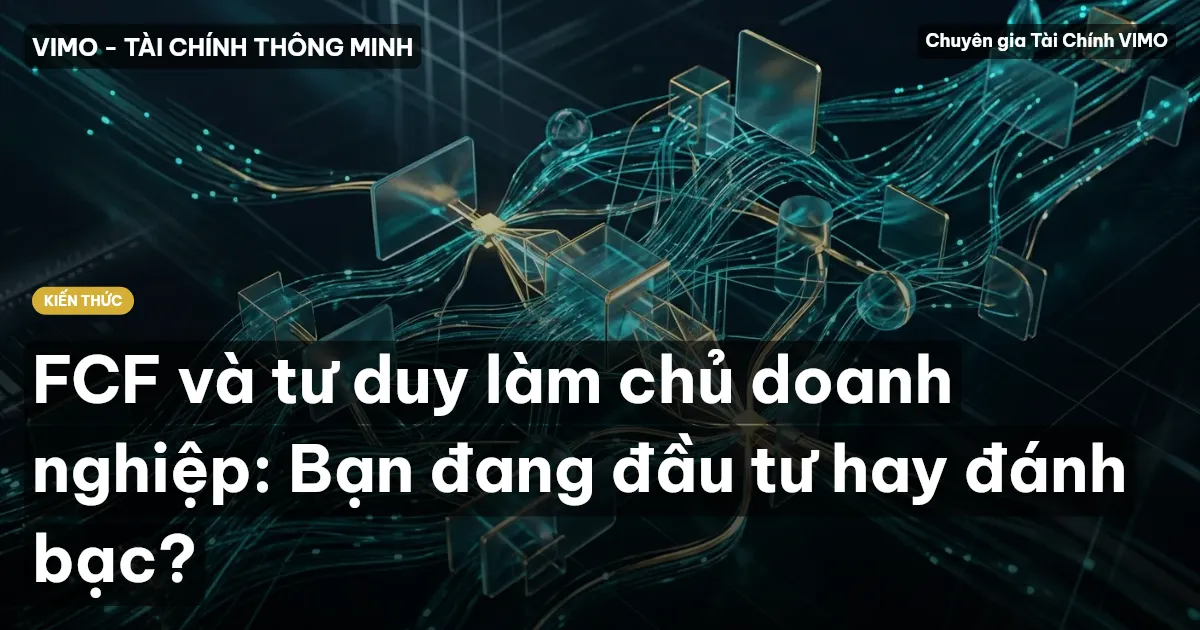 FCF và tư duy làm chủ doanh nghiệp: Bạn đang đầu tư hay đánh bạc?