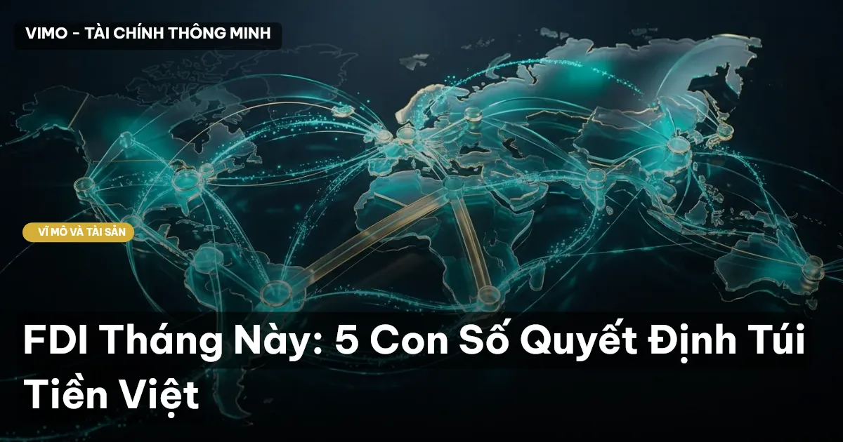 FDI Tháng Này: 5 Con Số Quyết Định Túi Tiền Việt
