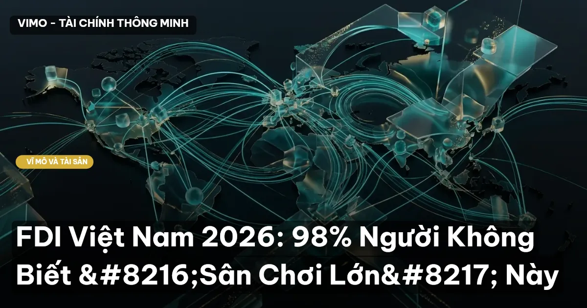 FDI Việt Nam 2026: 98% Người Không Biết ‘Sân Chơi Lớn’ Này