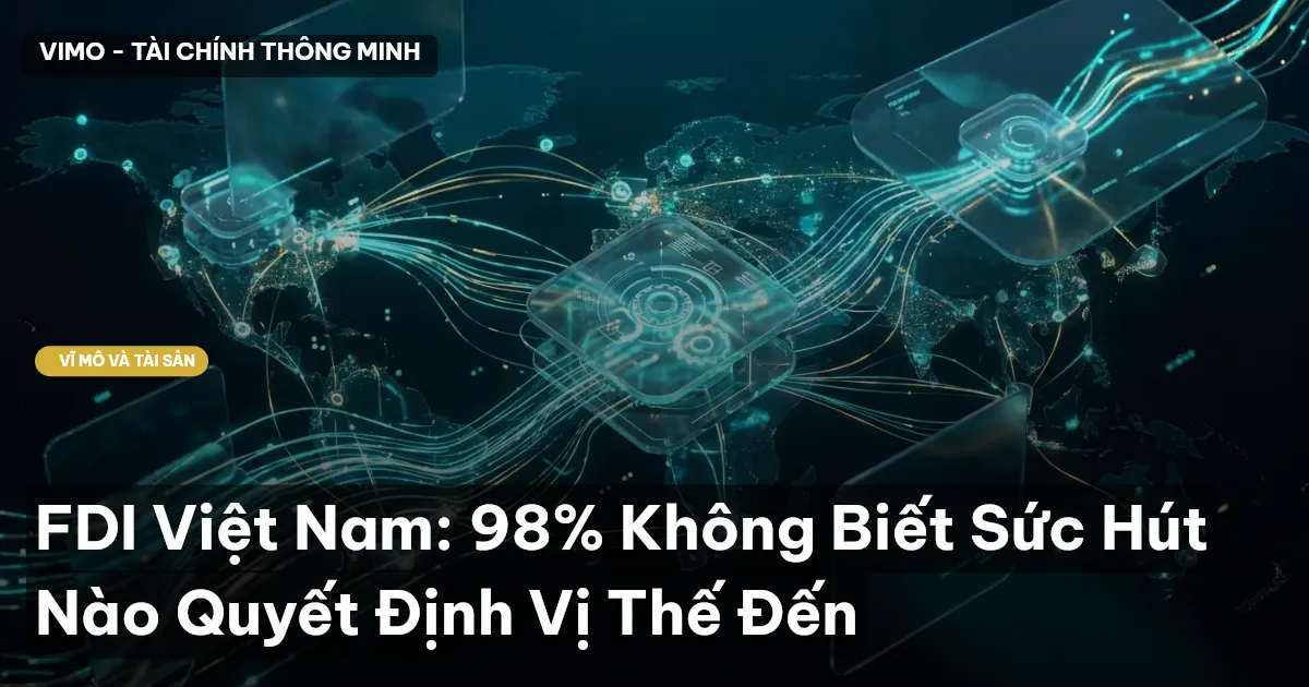 FDI Việt Nam: 98% Không Biết Sức Hút Nào Quyết Định Vị Thế Đến