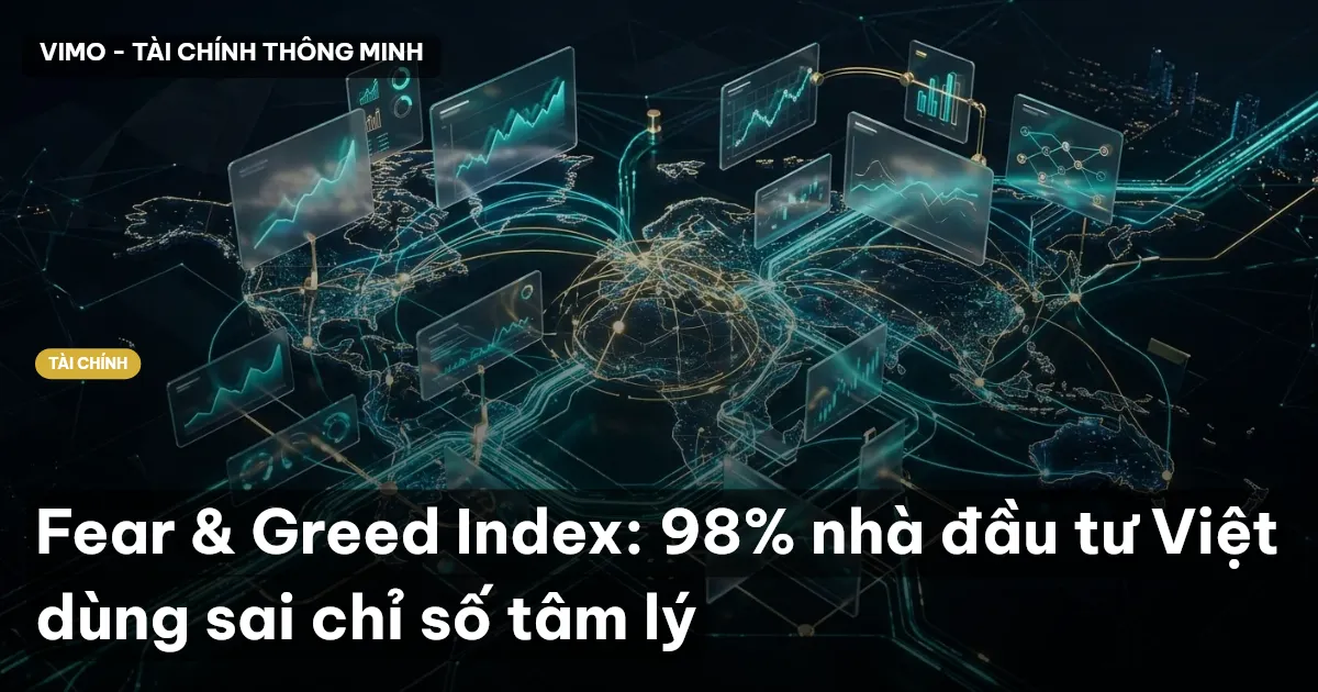 Fear & Greed Index: 98% nhà đầu tư Việt dùng sai chỉ số tâm lý