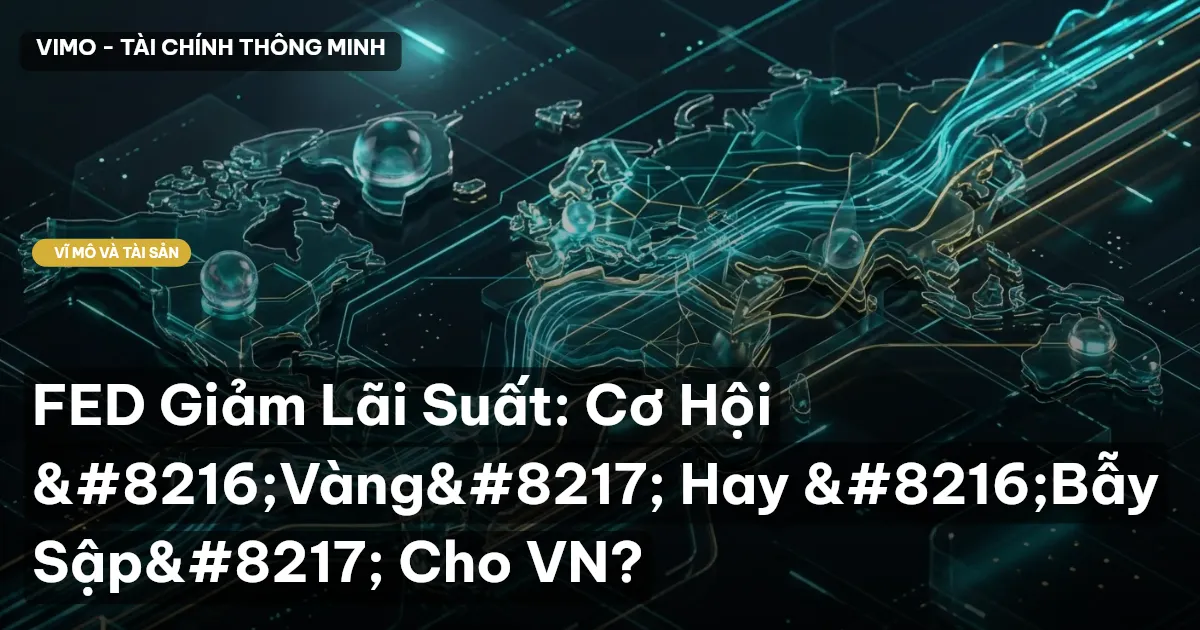 FED Giảm Lãi Suất: Cơ Hội ‘Vàng’ Hay ‘Bẫy Sập’ Cho VN?