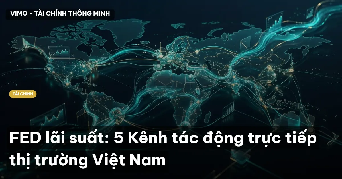 FED lãi suất: 5 Kênh tác động trực tiếp thị trường Việt Nam