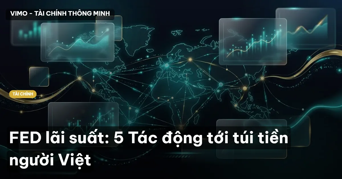FED lãi suất: 5 Tác động tới túi tiền người Việt