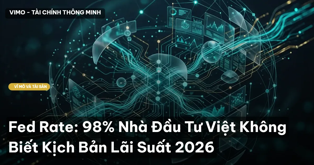 Fed Rate: 98% Nhà Đầu Tư Việt Không Biết Kịch Bản Lãi Suất 2026