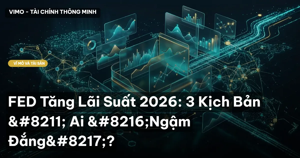 FED Tăng Lãi Suất 2026: 3 Kịch Bản – Ai ‘Ngậm Đắng’?