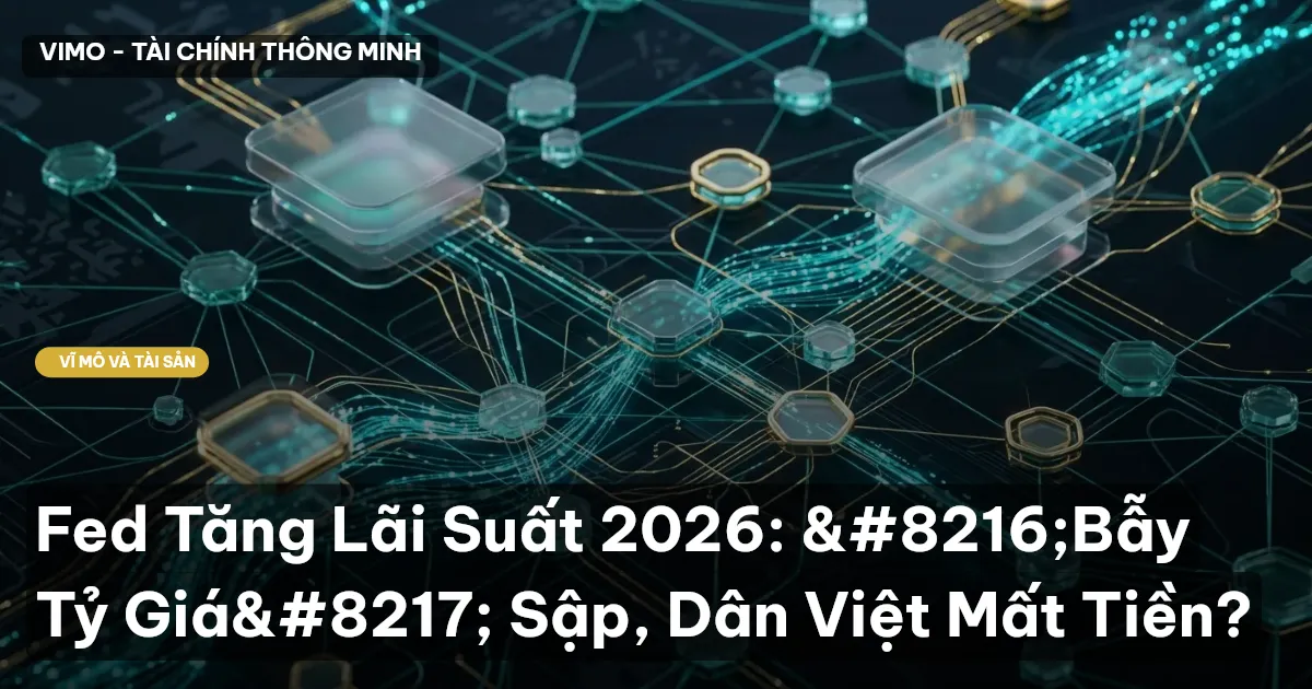 Fed Tăng Lãi Suất 2026: ‘Bẫy Tỷ Giá’ Sập, Dân Việt Mất Tiền?