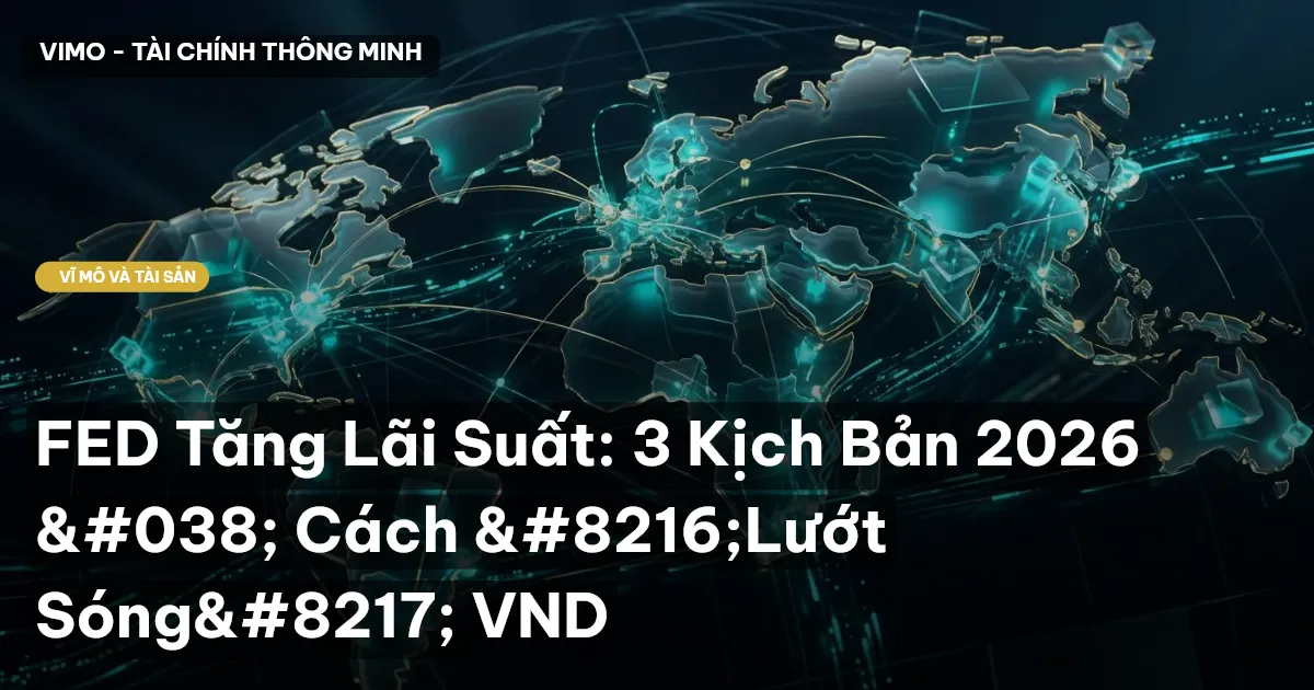 FED Tăng Lãi Suất: 3 Kịch Bản 2026 & Cách ‘Lướt Sóng’ VND